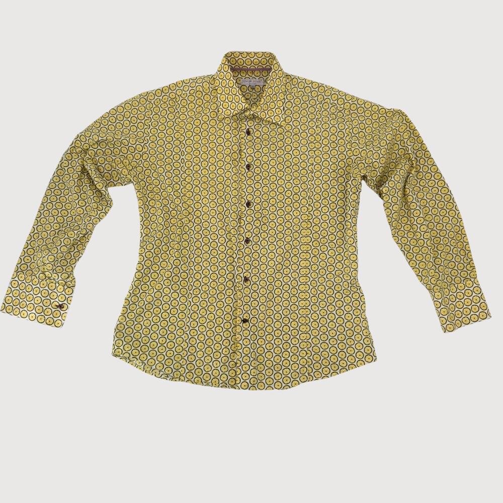 Coton Doux Paris Lemon Print Button Up 43 L